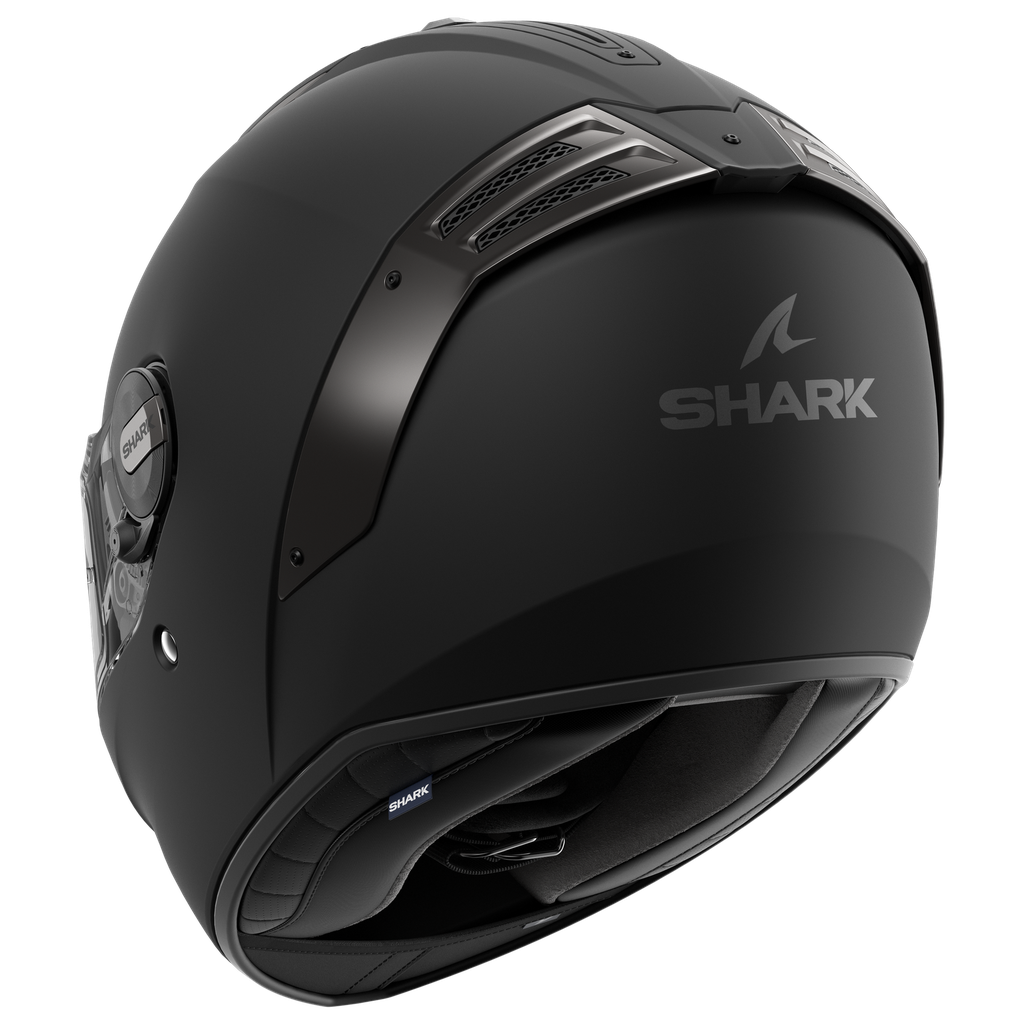 Shark Spartan RS Blank Full Face Helmet Matt Black Sprocket Sport